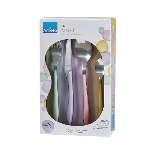 Amefa ECLAT Pastels 16 Piece Cutlery Set 1