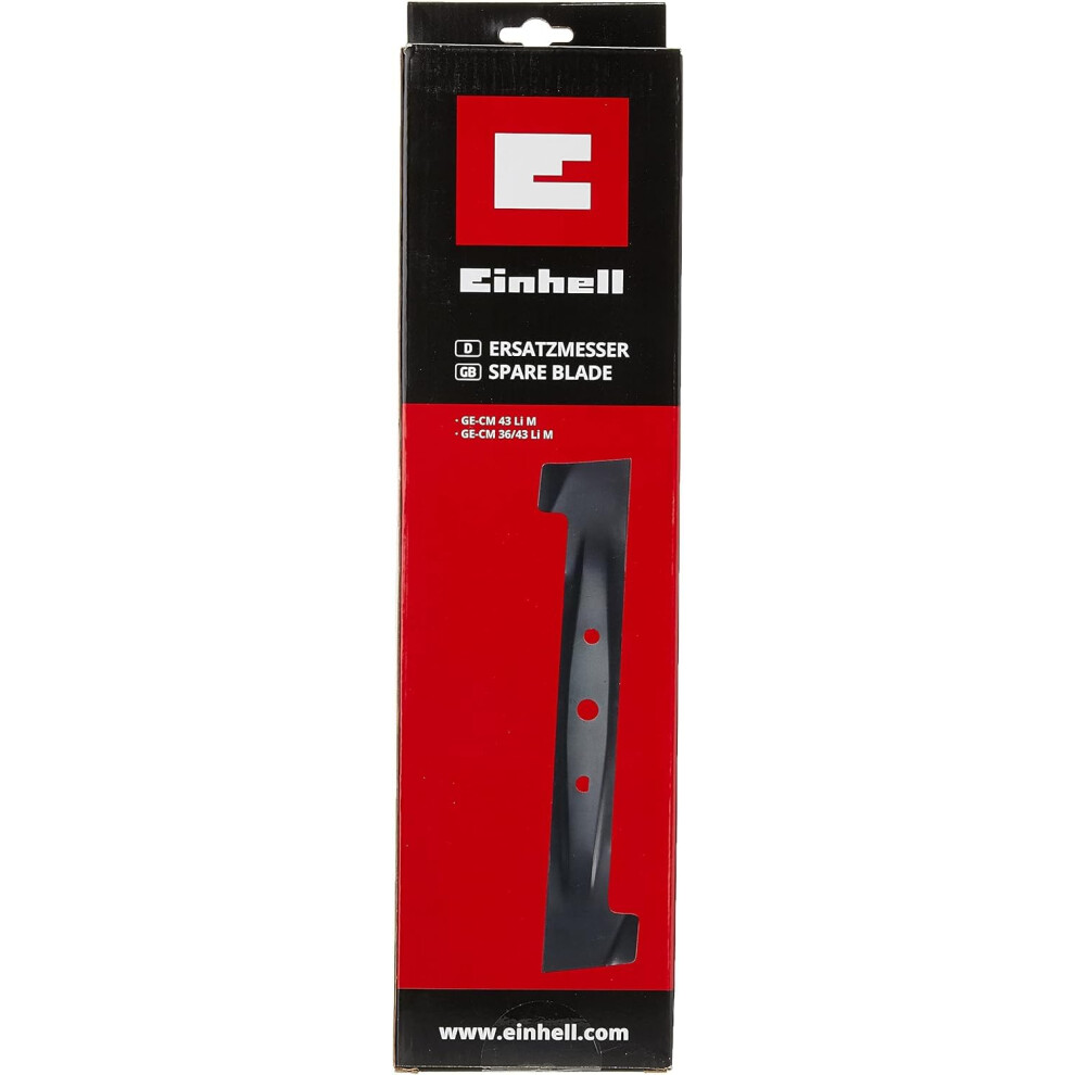 Einhell Lawnmower Blade - Accessory Suitable for GE-CM 43 Li M Power X-Change Cordless Lawn Mowers