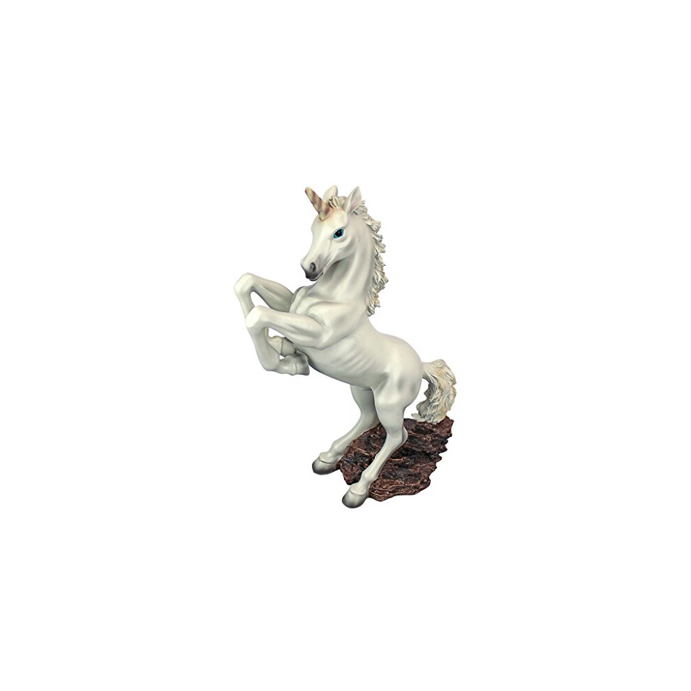 Design Toscano Enchanted Unicorn Horse Garden Statue, 42 Cm, Polyresin, Full Colour