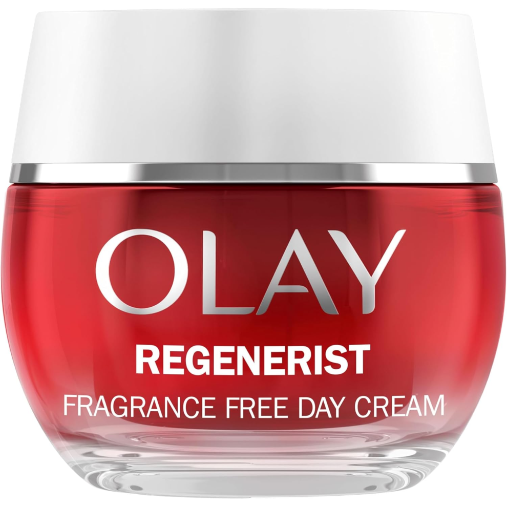 Olay Regenerist Day Face Cream, Anti-Wrinkle + Active Firming Skincare Moisturiser, Anti-Ageing Niacinamide and Peptide