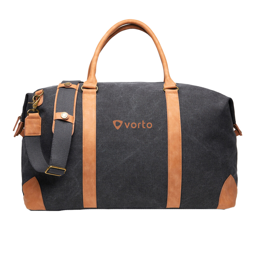 (One Size, Black) Vinga Bosler Recycled Canvas Duffle Bag-image-OPC-PGMMDKW-NEW