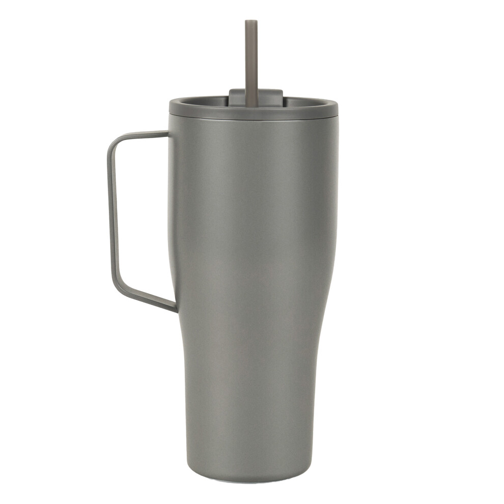 (One Size, Grey) Vinga Eos Voyager Recycled Stainless Steel 800ml Bottle-image-OPC-PGMMF9S-NEW