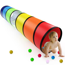 Kids Play Tunnel for Toddlers Colorful Pop Up Baby Tunnel for Kids to Crawl Through 6 Foot Toddler Toys or Gift for Infant Children or Dog kids toys