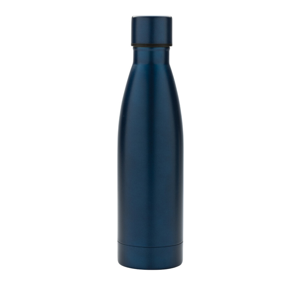 (One Size, Navy) XD Collection Recycled Stainless Steel 500ml Thermal Flask-image-OPC-PGMMGDX-NEW