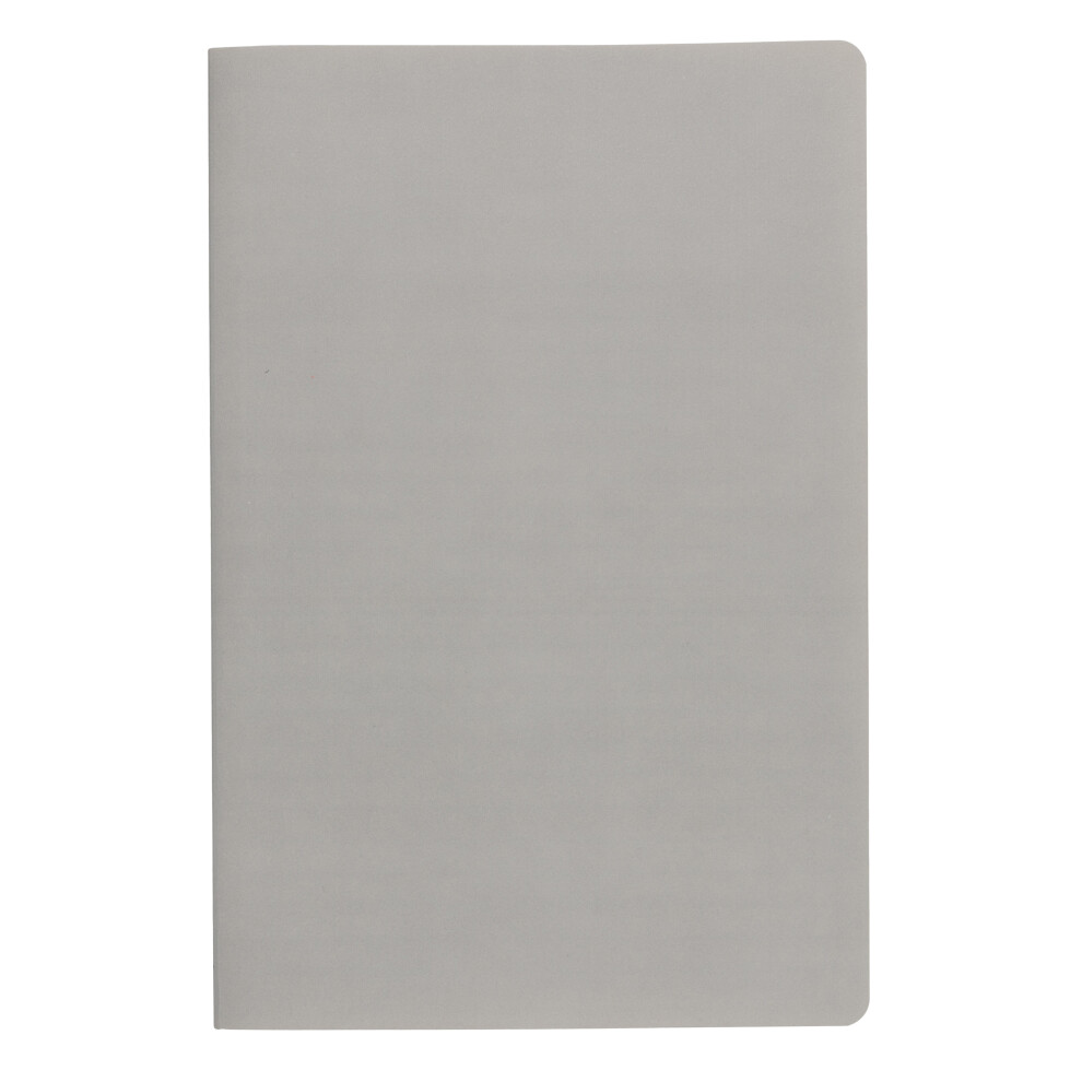 (One Size, Grey) XD Collection Impact Soft Cover Stone Paper A5 Notebook-image-OPC-PGMMKXK-NEW