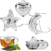 3Pcs Tea Strainer for Loose Tea Stainless Steel Loose Tea Infuser