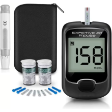 (Kit de Monitor de Glucosa) EXACTIVE EQ IMPULSE Monitor de Glucosa en Sangre | Medidor Digital | Tiras de Prueba y Lancetas
