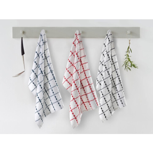 Tea Towels Extra Large 70X40cm Kitchen Towels Assorted Colors-6pcs 2