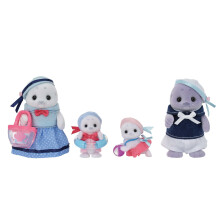 Calico Critters Seal Family - 4 Collectible Figures for Ages 3+