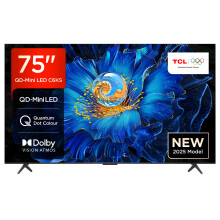 TCL C6KS 75C6KS-UK TV 190.5 cm (75") 4K Ultra HD Smart TV Wi-Fi Metallic