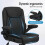 ELFORDSON ELFORDSON Massage Office Chair Executive Computer Linen Fabric Black 3