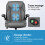 ELFORDSON ELFORDSON Massage Office Chair Executive Computer PU Leather Grey 2