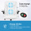 ELFORDSON ELFORDSON Massage Office Chair Executive Computer PU Leather White 2