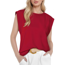 Women'S Cap Sleeve Tops for Women Summer Top Basic Tee Shirts Casual Tank Loose Fit