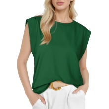 Women'S Cap Sleeve Tops for Women Summer Top Basic Tee Shirts Casual Tank Loose Fit