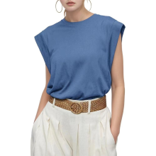 Women'S Cap Sleeve Tops for Women Summer Top Basic Tee Shirts Casual Tank Loose Fit
