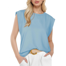 Women'S Cap Sleeve Tops for Women Summer Top Basic Tee Shirts Casual Tank Loose Fit
