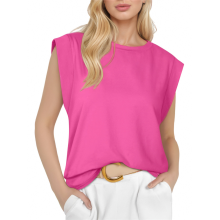 Women'S Cap Sleeve Tops for Women Summer Top Basic Tee Shirts Casual Tank Loose Fit