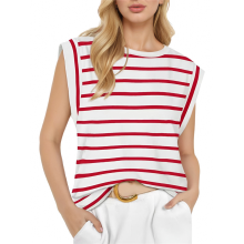 Women'S Cap Sleeve Tops for Women Summer Top Basic Tee Shirts Casual Tank Loose Fit