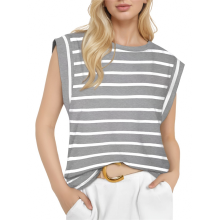 Women'S Cap Sleeve Tops for Women Summer Top Basic Tee Shirts Casual Tank Loose Fit