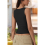 Women'S Square Neck Sleeveless Tank Tops Basic Tight T-Shirts 6