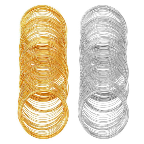 400 Loops Memory Wire Armbånd Bulk Smykker Memory Wire