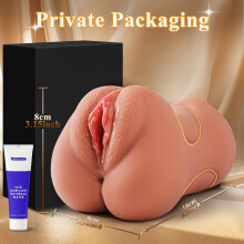 3in1 Sex Toys Male Masturbator - 3D Realistic Vagina and Tight Anus