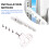 5PCS Fenster Lüftung Limiter Retainer Wind Brace Halterung 7