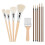 11Pieces Pottery Glaze Tools Ξύλινες κεραμικές βούρτσες Σετ κεραμικών πινέλων 1