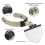 Head Magnifier 2X 3.5X 4.5X 5.5X Large Lens LED Light 3
