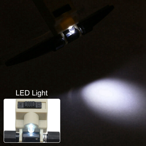 Head Magnifier 2X 3.5X 4.5X 5.5X Large Lens LED Light 1