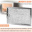 4PCS Microwave Filter Replacement for Microwave Vent Filter 4