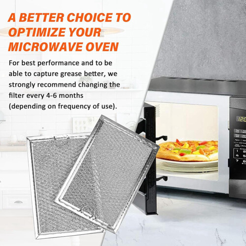 4PCS Microwave Filter Replacement for Microwave Vent Filter 2