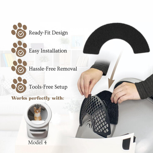 For Litter-Robot 4 - Activated Carbon Filters for Litter Box 1