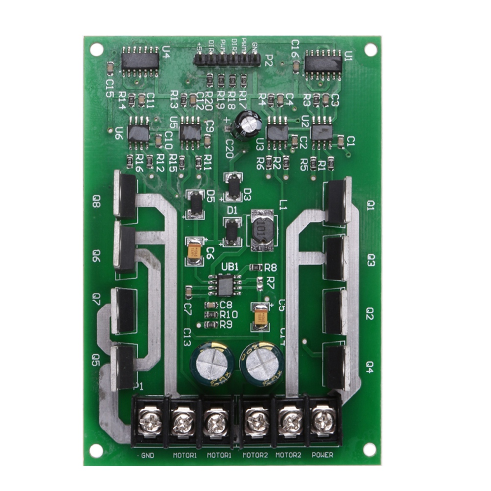 Dual Motor Driver Module Board H-Bridge Dc Mosfet Irf3205 3-36V 10A 4852041481241