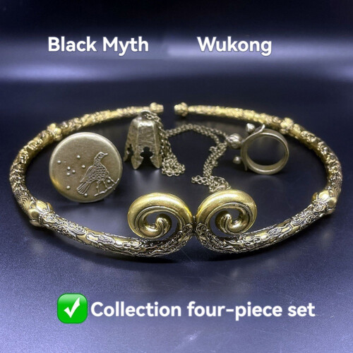 4PCS Black Myth Mythical Ornament Game Handmade 1