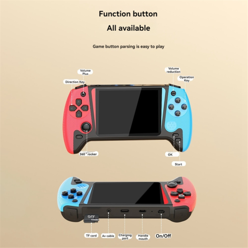 Draagbare videogameconsole 3,5 inch Retro Arcade Rood 1