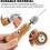 Sewing Awl Kit,Straight Bent Needles Rolls Waxed Threads Screwdriver 3