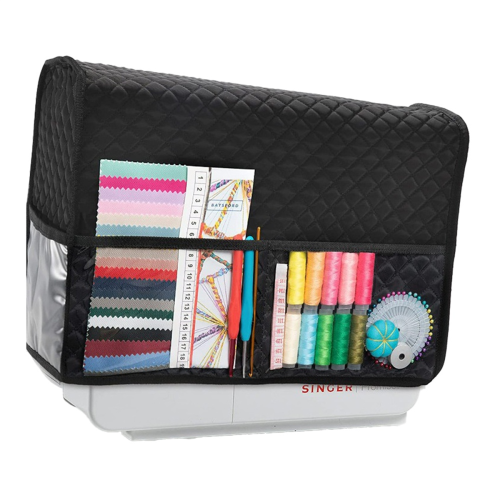 Sewing Machine Dust Cover Sewing Machine Bag with Extra Pocket 1