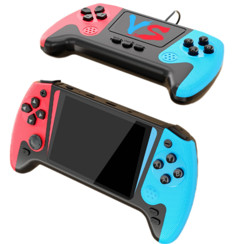 Console de videogame portátil 500 em 1 3,5 polegadas Retro Arcade Vermelho Azul 1