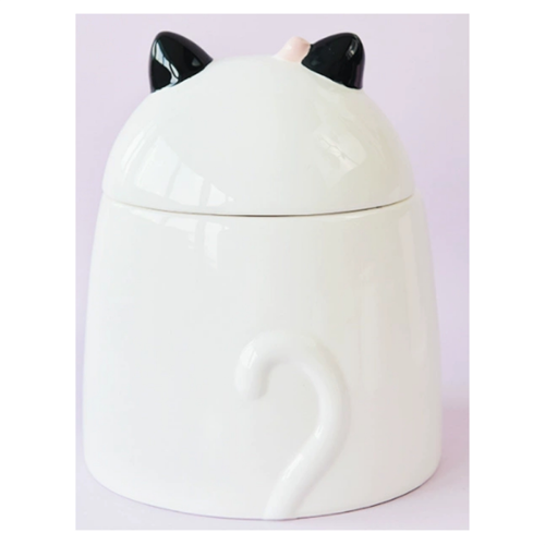 Cartoon White Cute Ceramic Συλλογή Αναμνηστικό βάζο σε σχήμα γάτας 2