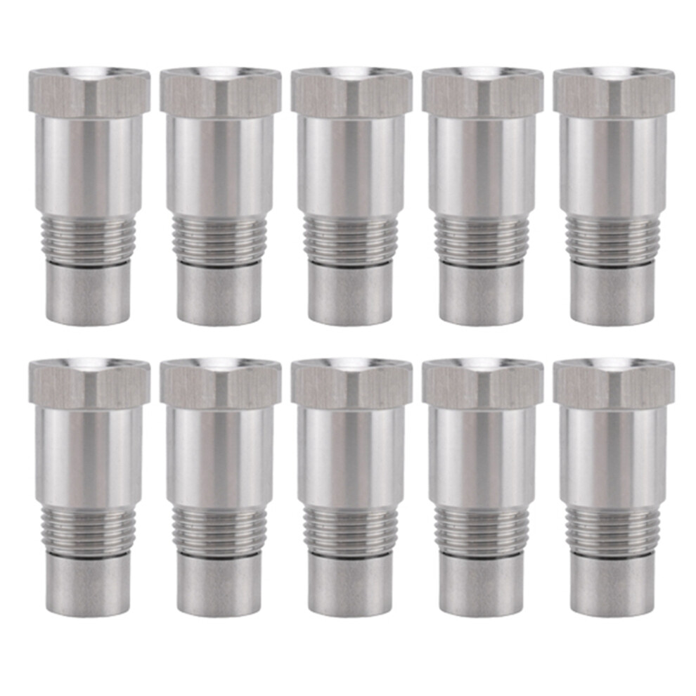 10Pcs Oxygen O2 Sensor Spacer Adapter Bung Catalytic Converter 4852900862785