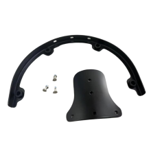 Supporto per batteria, 10 pollici, nero