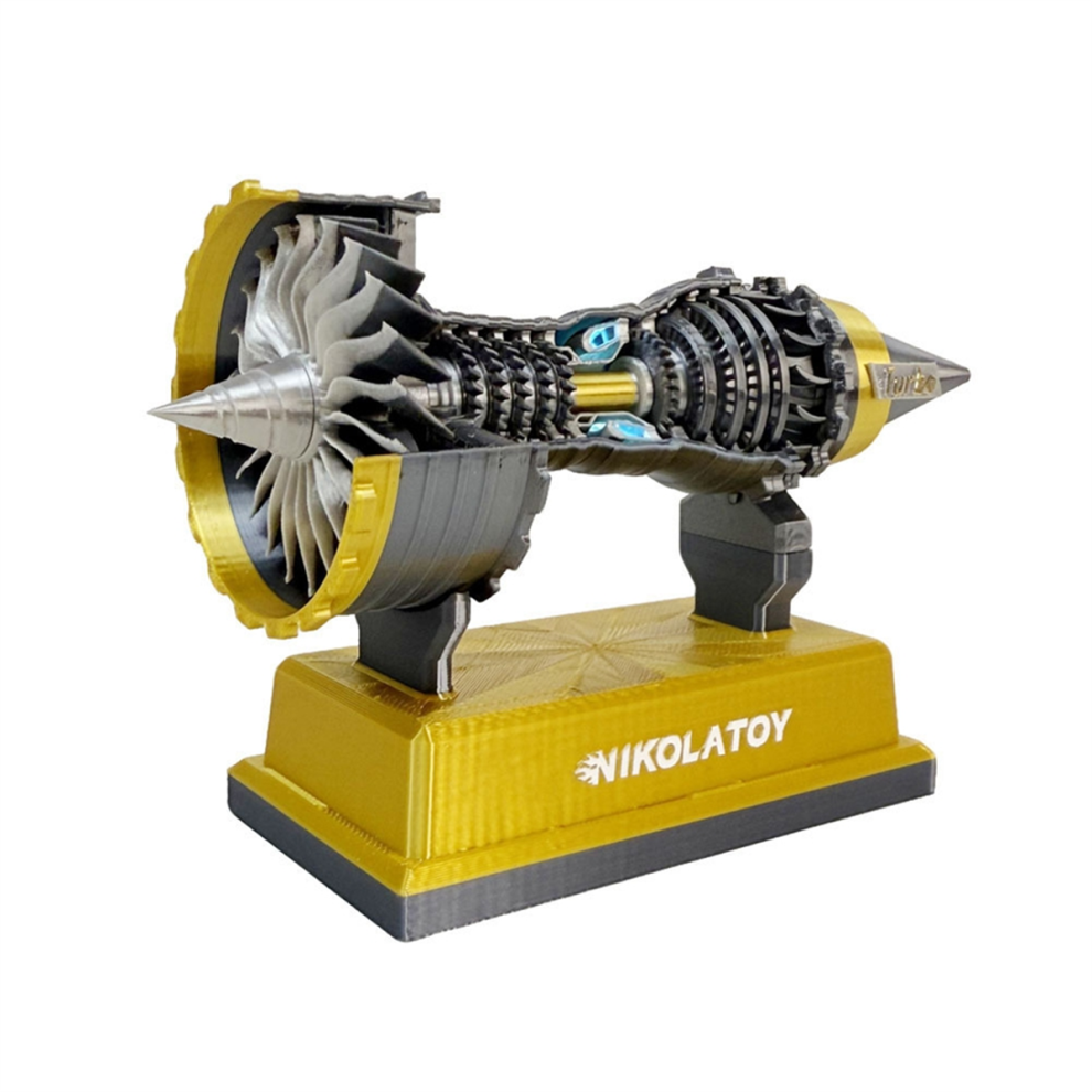 Neznačkové Turbofan Engine Model Aviation Aircraft Power Turbine B