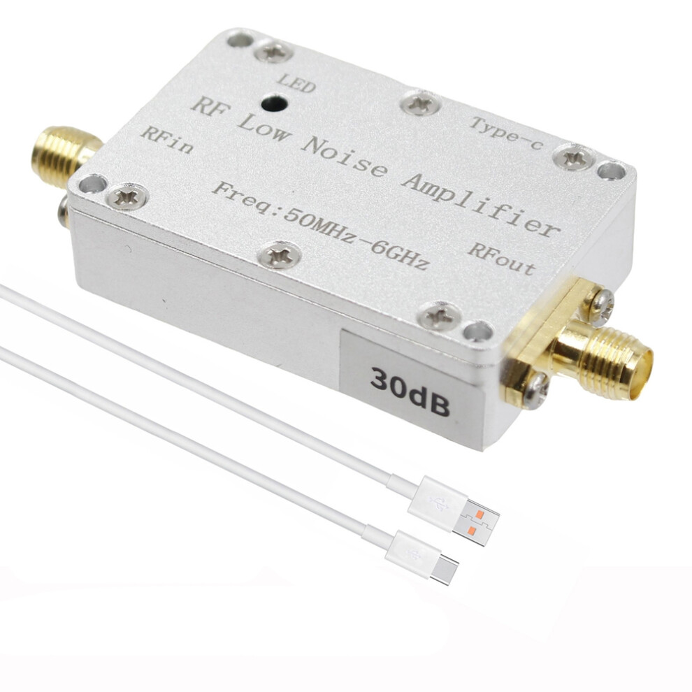 50M-6Ghz 30Db Rf Low Noise Amplifier Lna Drive Receiver 4852041434735