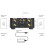 Ενισχυτής 50W + 50W 100W Bluetooth 5.0 Ψηφιακός ενισχυτής ισχύος ήχου Μαύρος 4