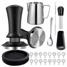 22 acessórios para café expresso, conjunto de tamper para café expresso de 51 mm