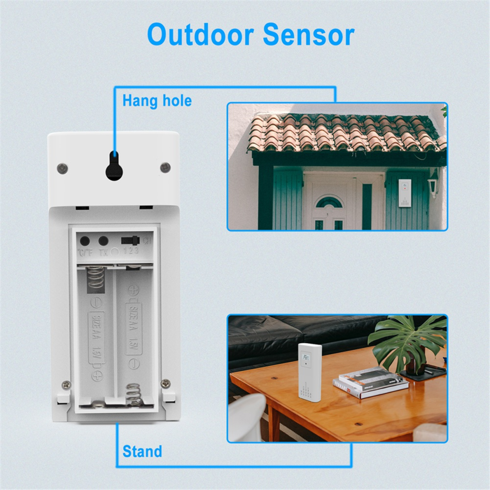 Touchscreen Monitor & Humidity Tracking Wireless Weather Station 4852041424026
