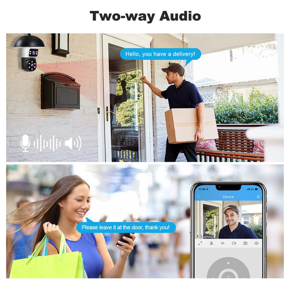 4Mp Bulb Wifi Ptz Camera, Night Vision, Human Tracking, Baby Monitor. 4852900856548