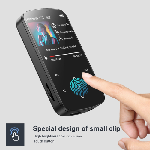 M9 MP3 Player 32GB HiFi Som Sem Perdas Bluetooth Clip 2